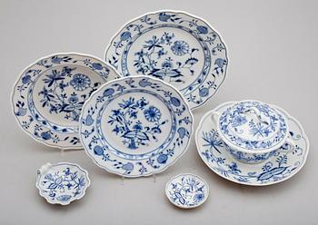 SERVISPORSLIN, 39 delar, Meissen, 1900-tal.