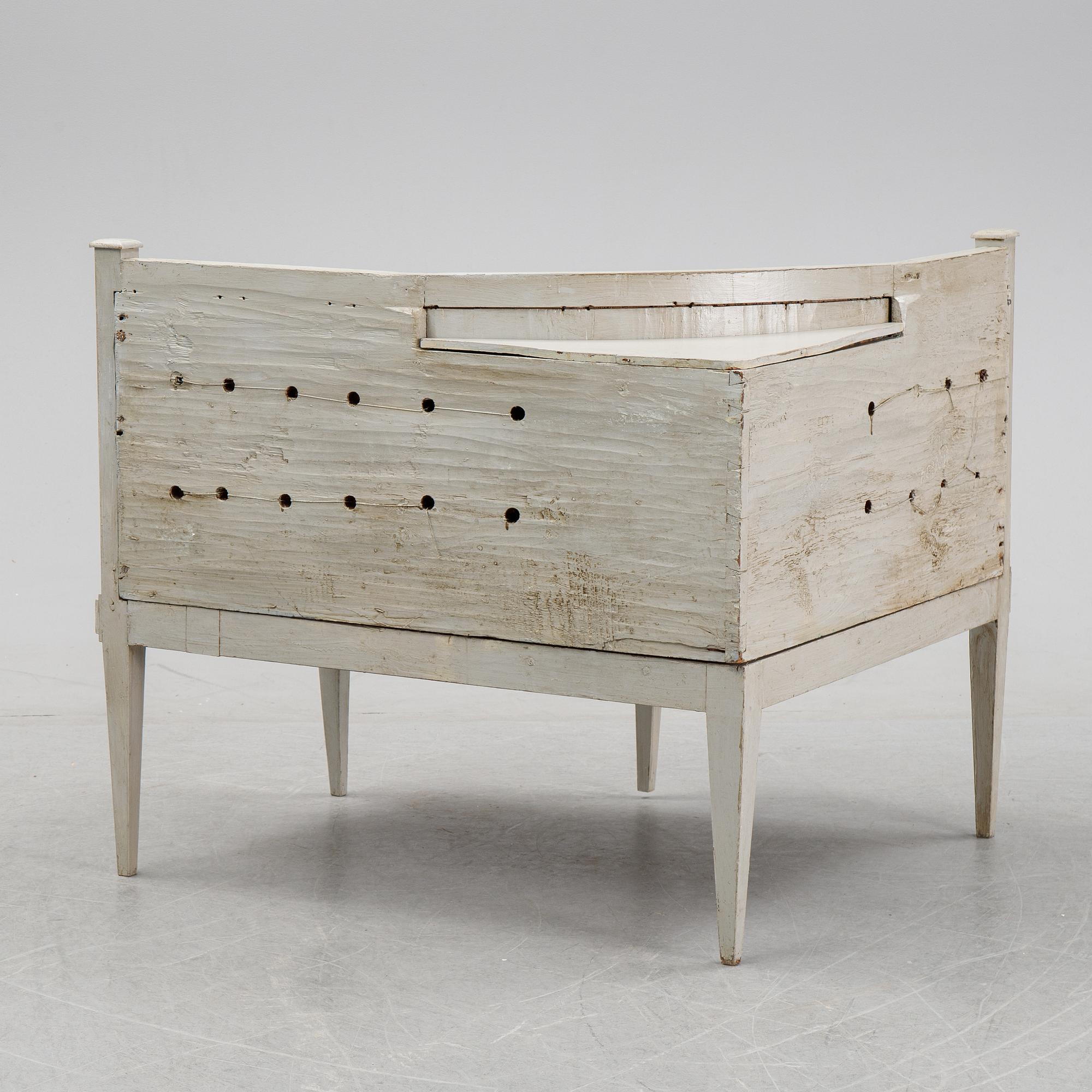 A Gustavian style corner sofa, 19th Century.