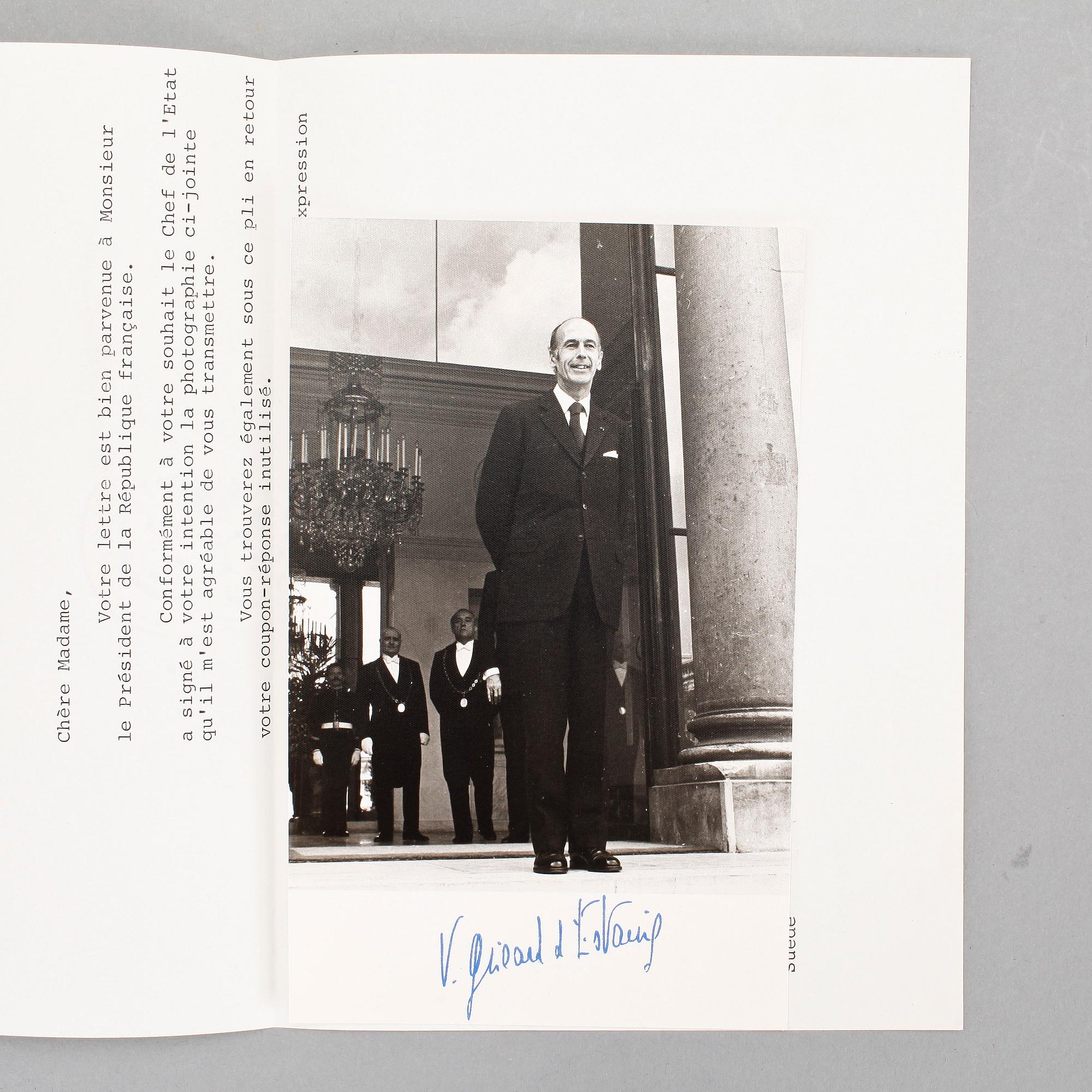 STATSCHEFER OCH POLITIKERS AUTOGRAFER, 5 st, bla Gustaf Mannerheim, egenhändiga.