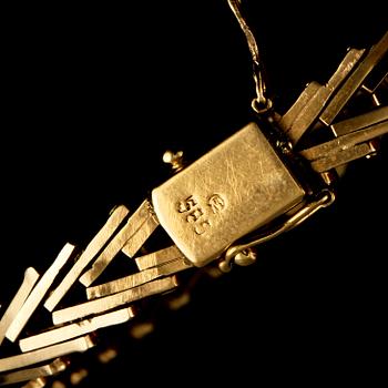 ARMLÄNK, 14k guld, utländsk stämpel. Vikt 13 g.