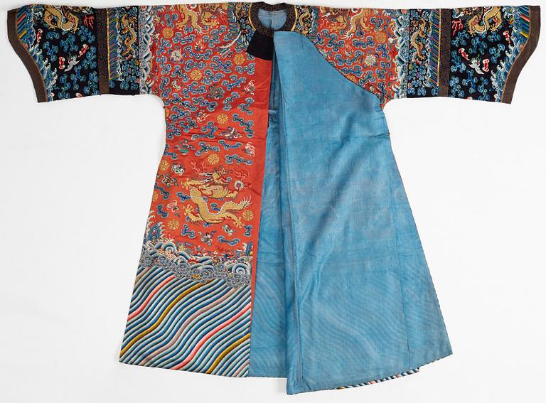 ROCK, broderat siden. Qingdynastin, 1800-tal.