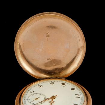 FICKUR, guld 14 K, 1900-talets första hälft, total vikt 94 gram.