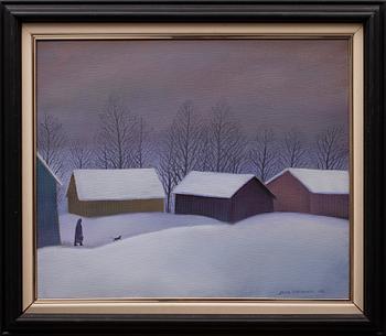 JORMA TURTIAINEN, öljy kankaalle, signeerattu ja päivätty 1990.