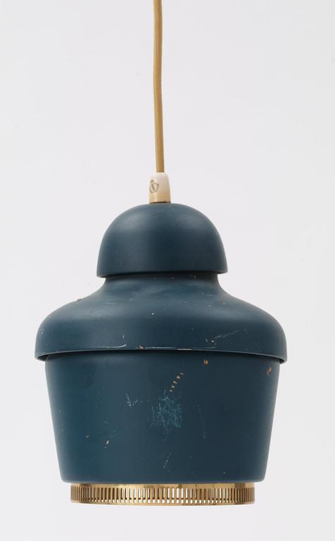 An Alvar Aalto 'a 330' pendant lamp, probably by Valaistustyö Ky, Finland 1950's.