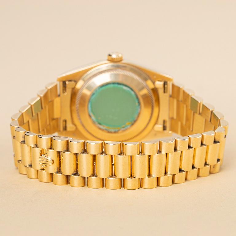 Rolex, Day-Date, "Black & Champagne Dial", ca 1998.