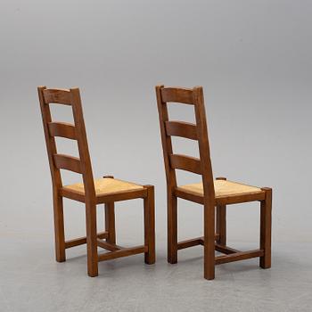 MATGRUPP, 10 stolar + bord,  1980/90-tal.