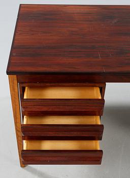 A Torbjørn Afdal, palisander desk, Bruksbo for Haug Snekkeri AS, 1960s.
