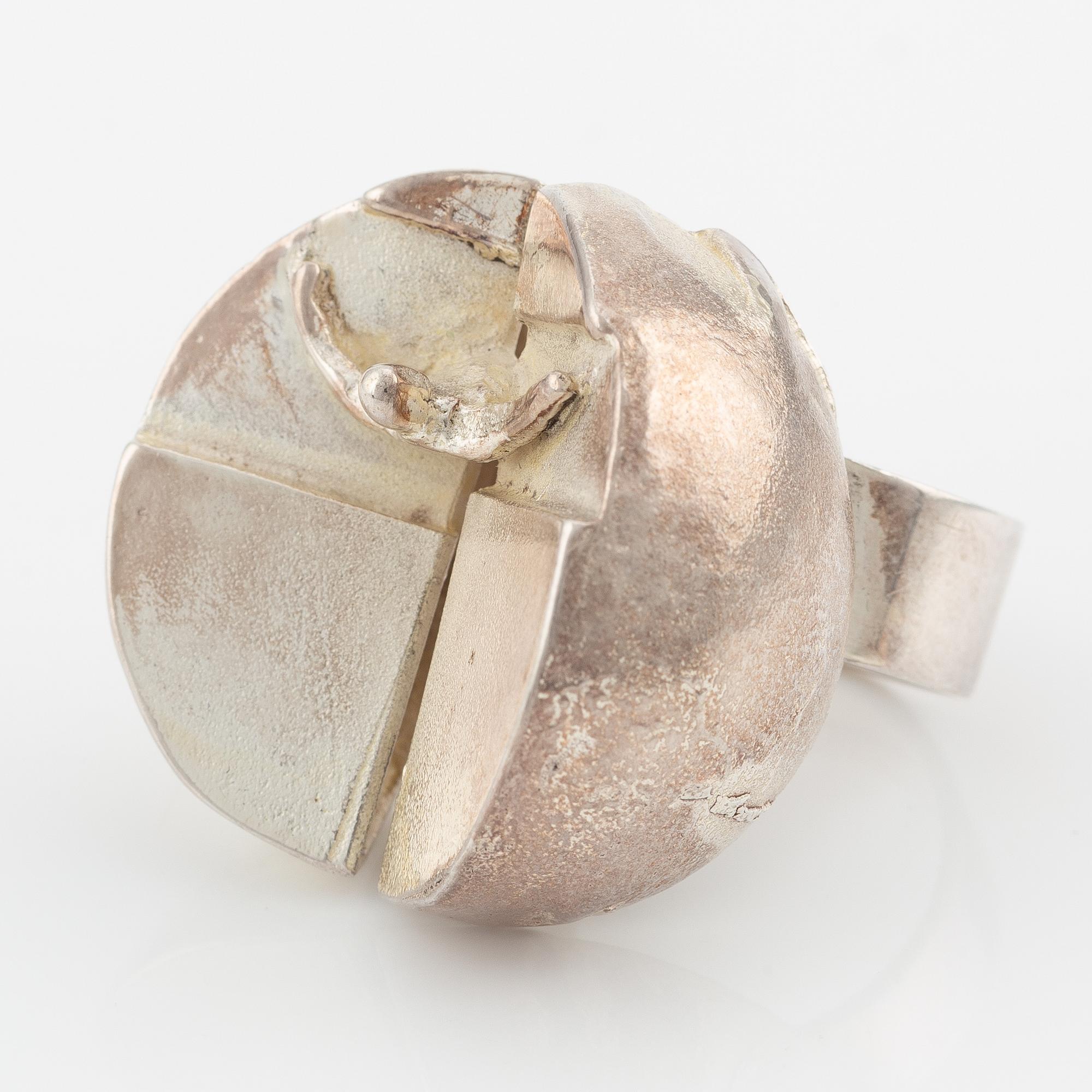 Björn Weckström, ring, "Ikaros", sterling silver.
