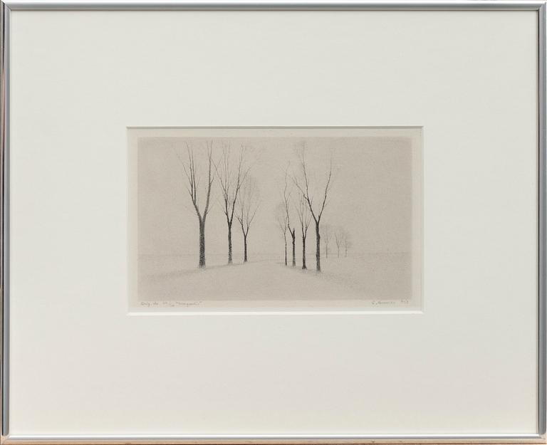 GUNNAR NORRMAN, original lito, signerad och daterad 1958, numrerad 44/60.