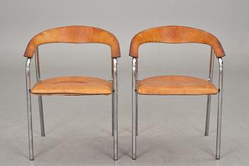 KARMSTOLAR, ett par, Arrben, Italien, stämpelmärkta, 1900-talets slut.