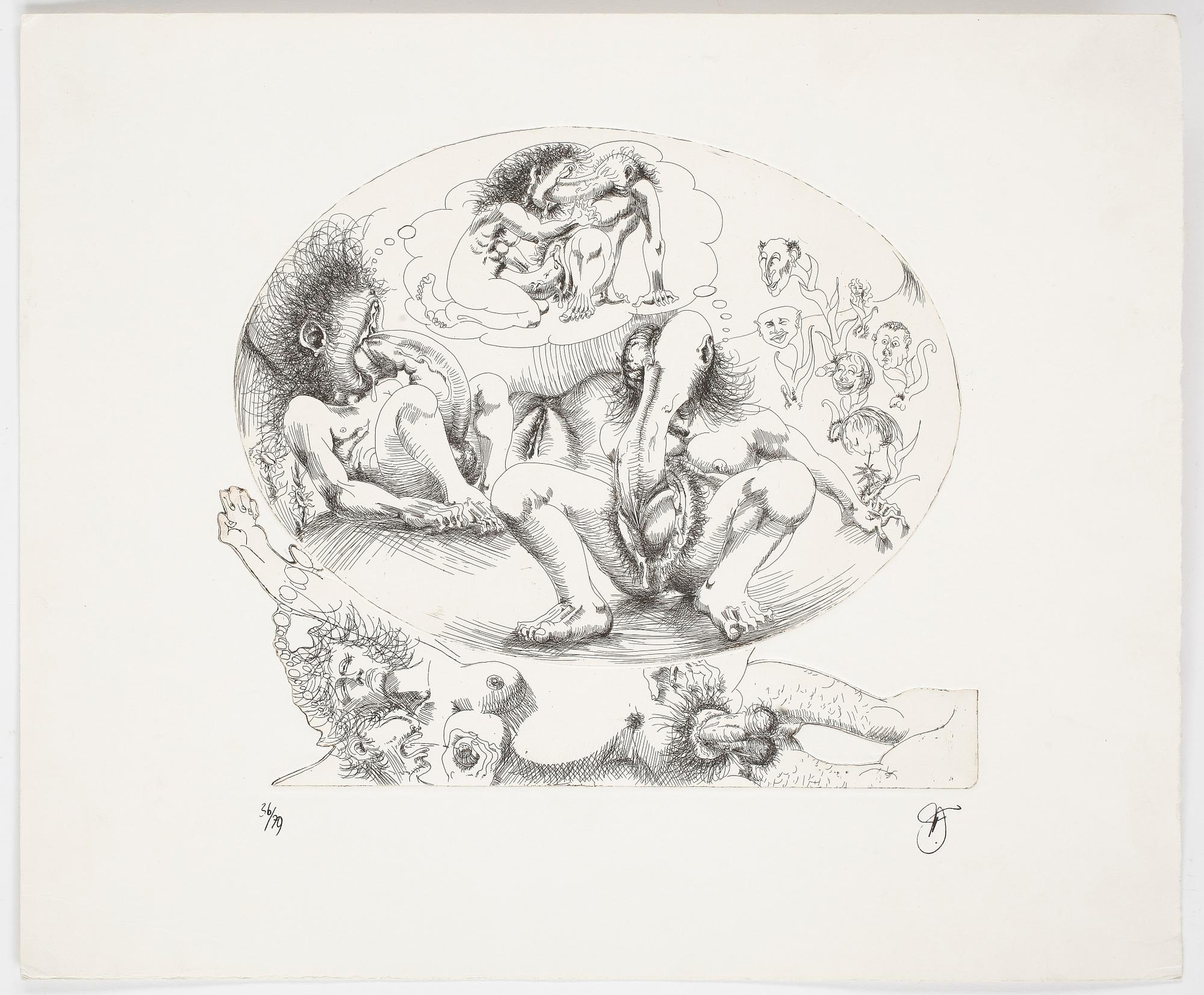 ULF RAHMBERG , 3 st, etsningar, signerad och numrerade 36/79.