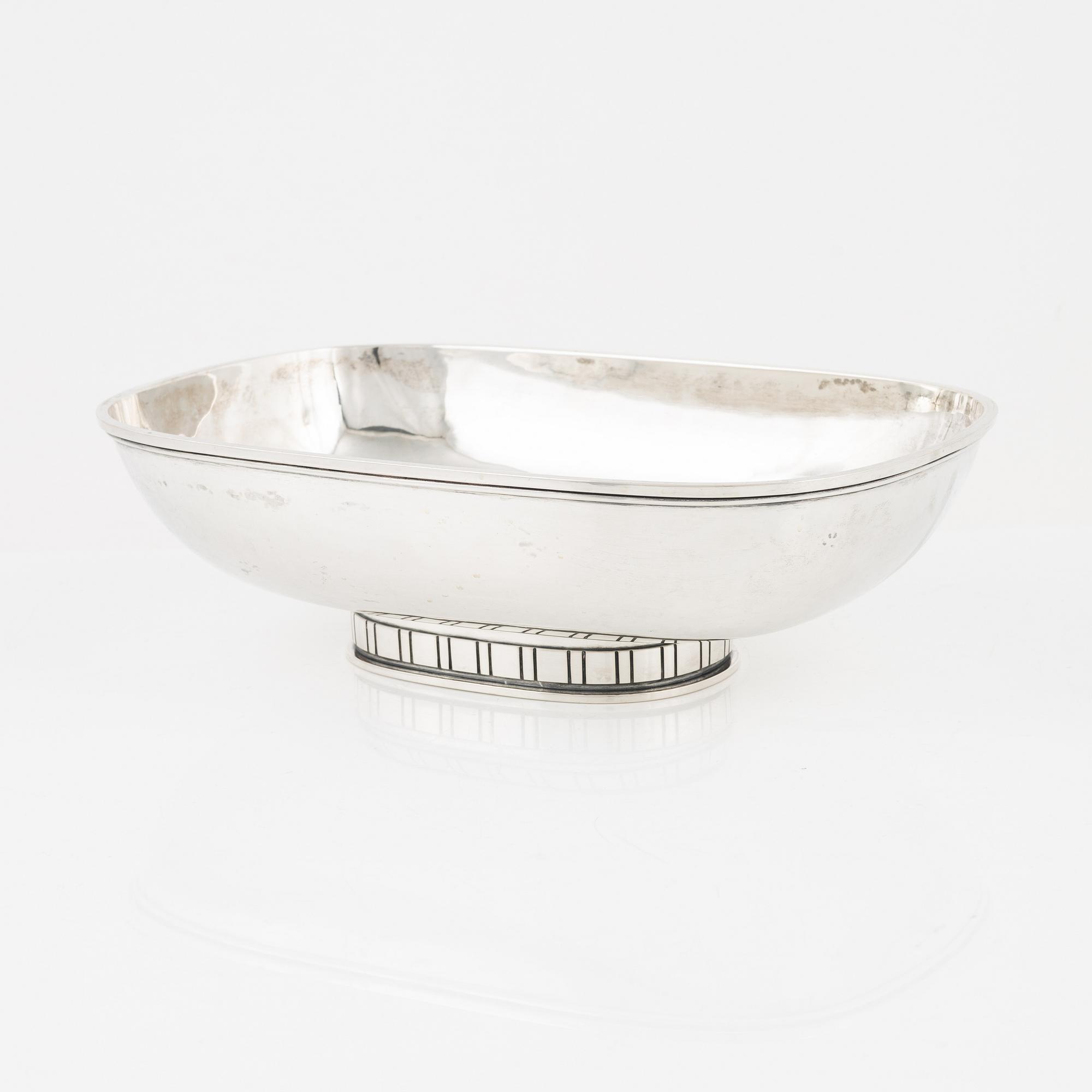 Eric Råström, a silver bowl, Stockholm, 1945.