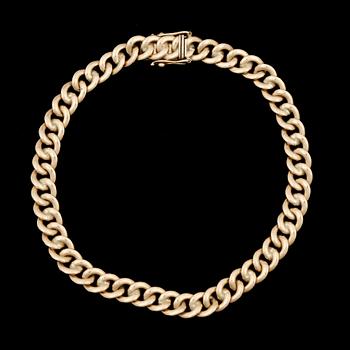ARMLÄNK, 18K guld, Jo'ans. Vikt ca 16,3g.