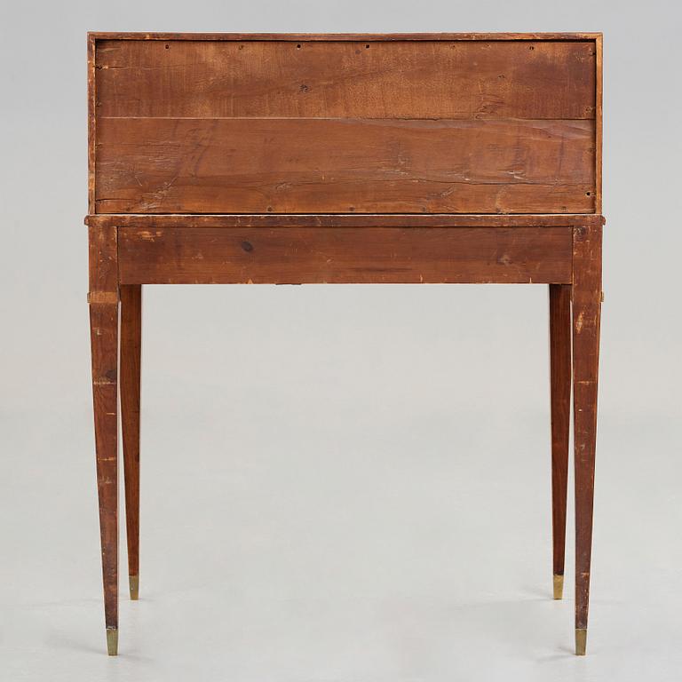 SEKRETÄR, av Georg Haupt (mästare i Stockholm 1770-1784), ej signerad, Gustaviansk.