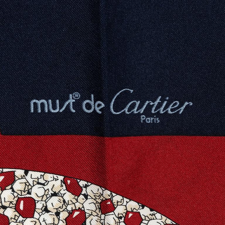Cartier, scarf.
