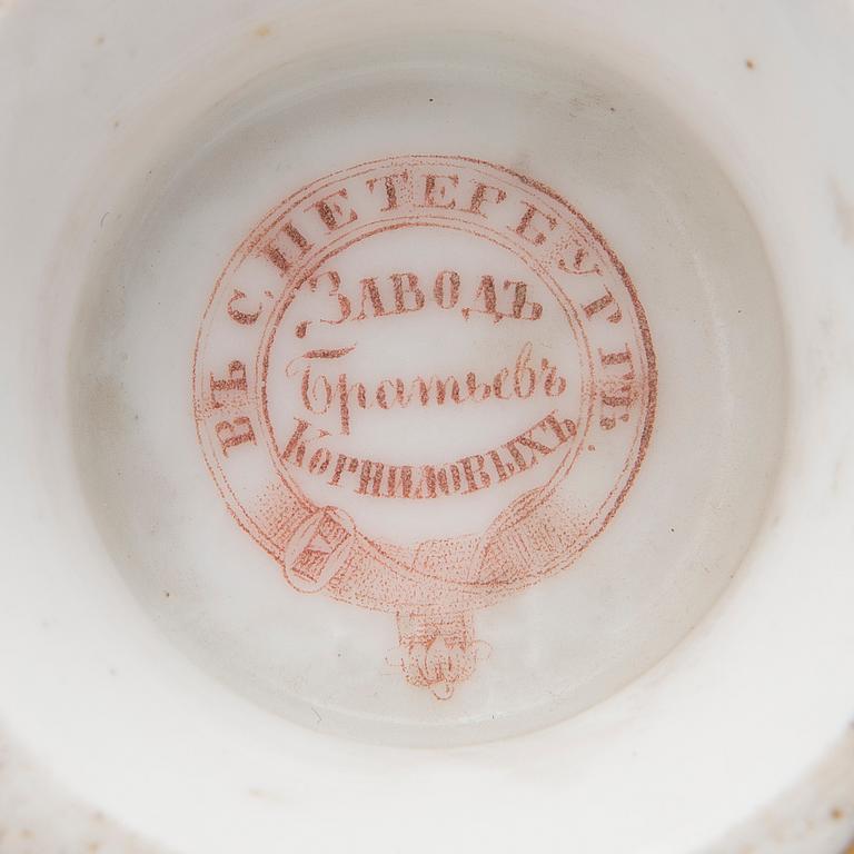 A Russian tea cup Kornilov Brothers, St. Petersburg 1840-1860.