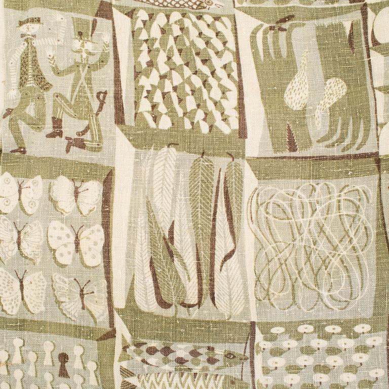 STIG LINDBERG, textile "Sortiment", Ljungbergs textil, 1940/50s.