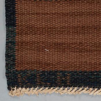 Irma Kronlund, A CARPET, flat weave, ca 218,5 x 147 cm, Signed KLH IK.