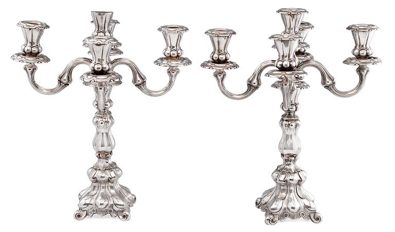 CANDELABRE, A PAIR.