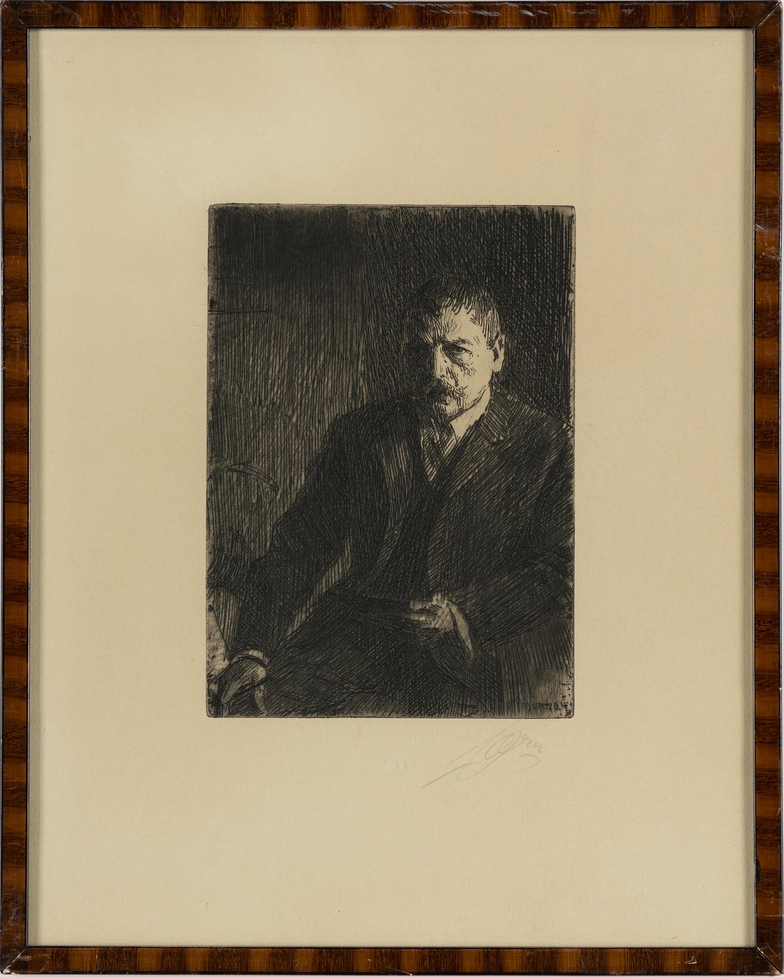 Anders Zorn ”Självporträtt 1904 I”.