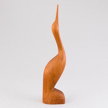 SAKARI PYKÄLÄ, a wooden sculpture, signed and dated -65.