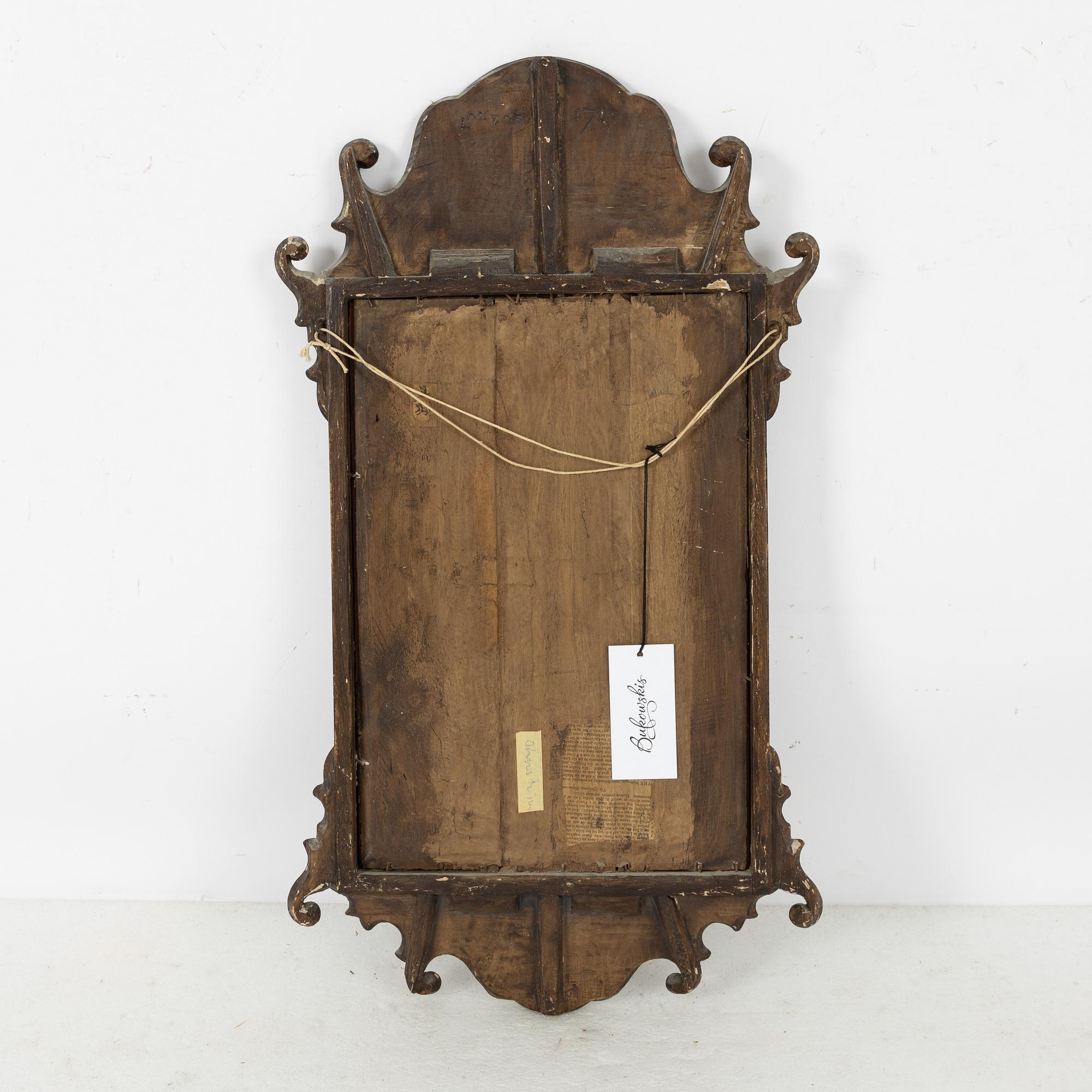 A mirror, George III, England, later part of the 18th Century.