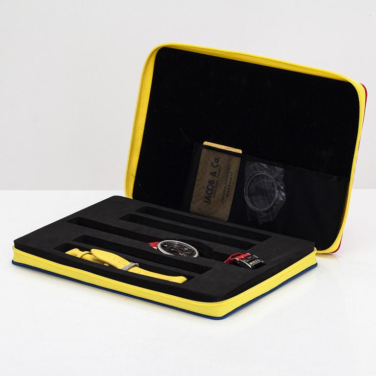 Jacob & Co, Five Time Zones, armbandsur, 46,5 mm.