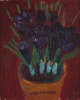 794. Inge Schiöler, Crocus in a pot.