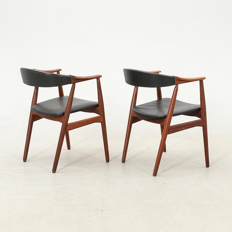 Armchairs, a pair from the 1950s/60s, Denmark.