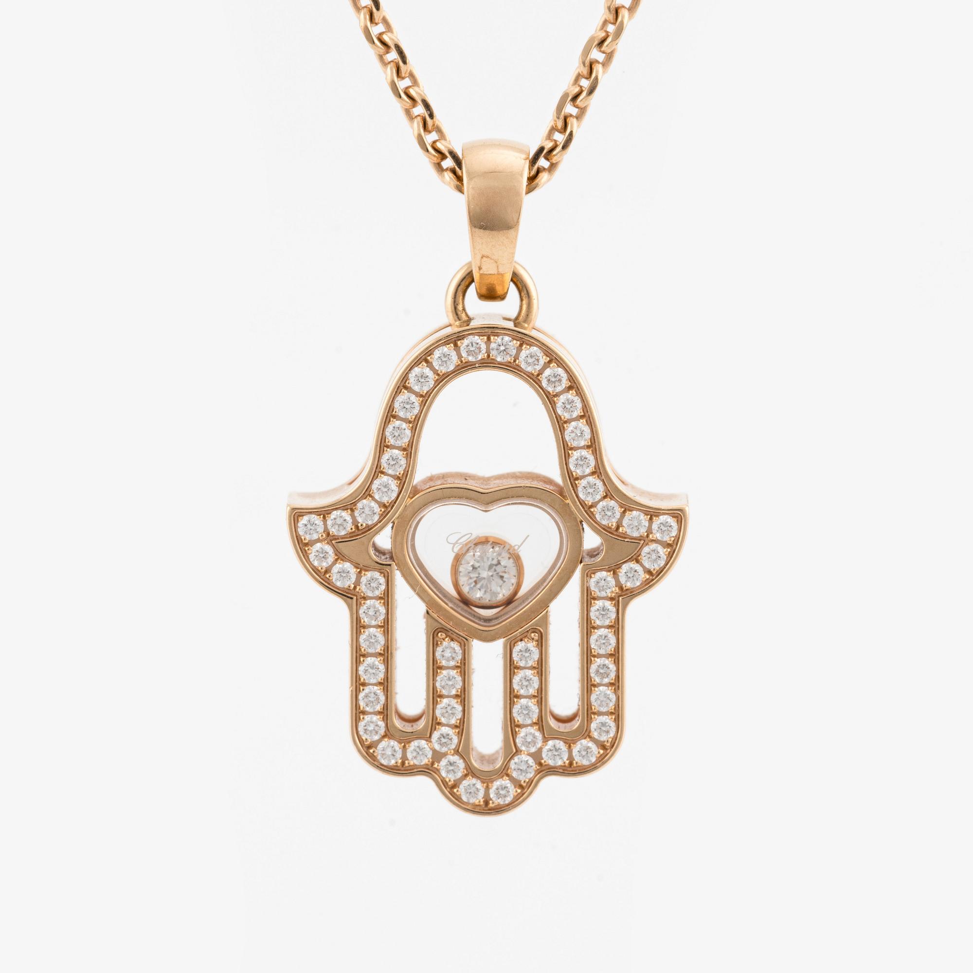 Chopard hamsa necklace deals