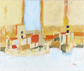 ANDERS PALMÉR, olja på duk, signerad.