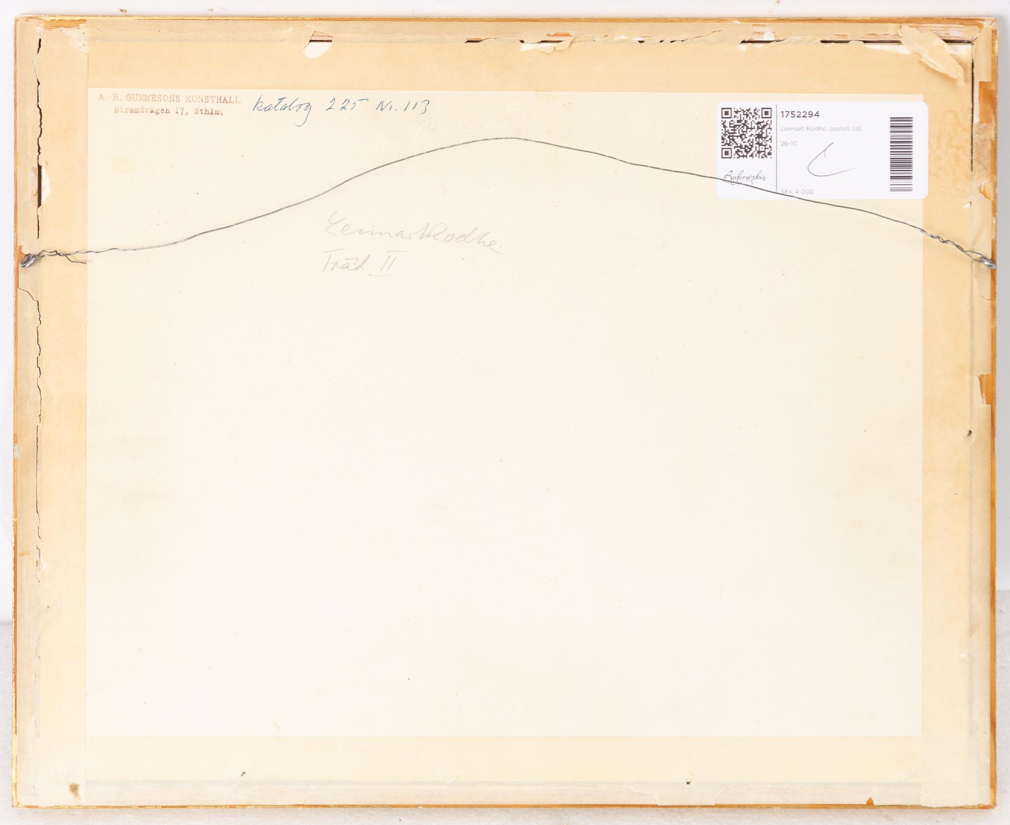 Lennart Rodhe, "Träd II".