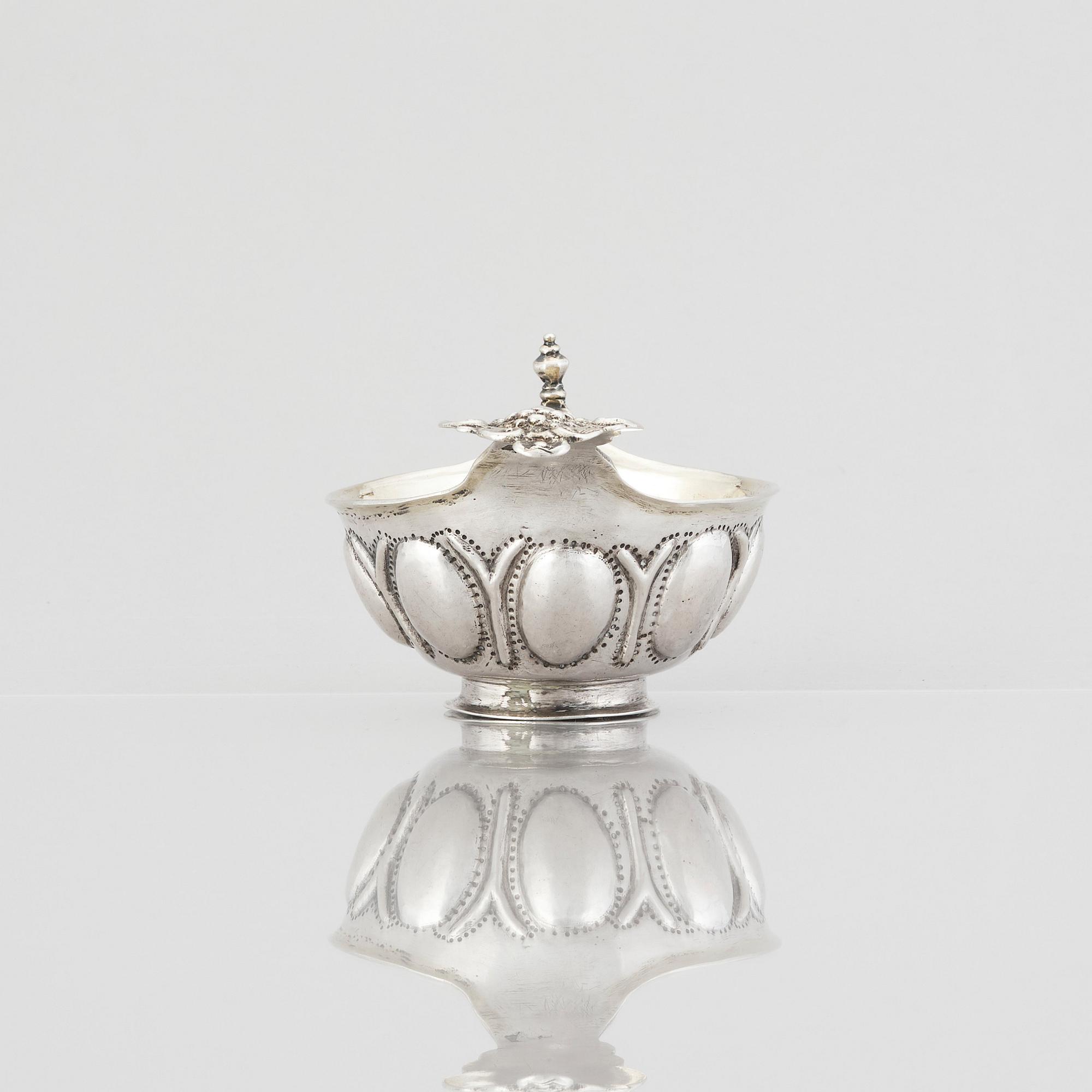 Kåsa, silver, möjligen Ferdinand Sehl d.ä. (1688-1731), Stockholm. Barock.