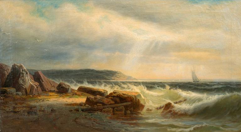 Johan Knutson, VIEW FROM PORVOO SHORE.