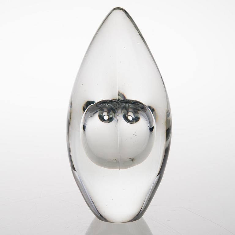 Timo Sarpaneva, Glasskulptur, signerad Timo Sarpaneva, Iittala.