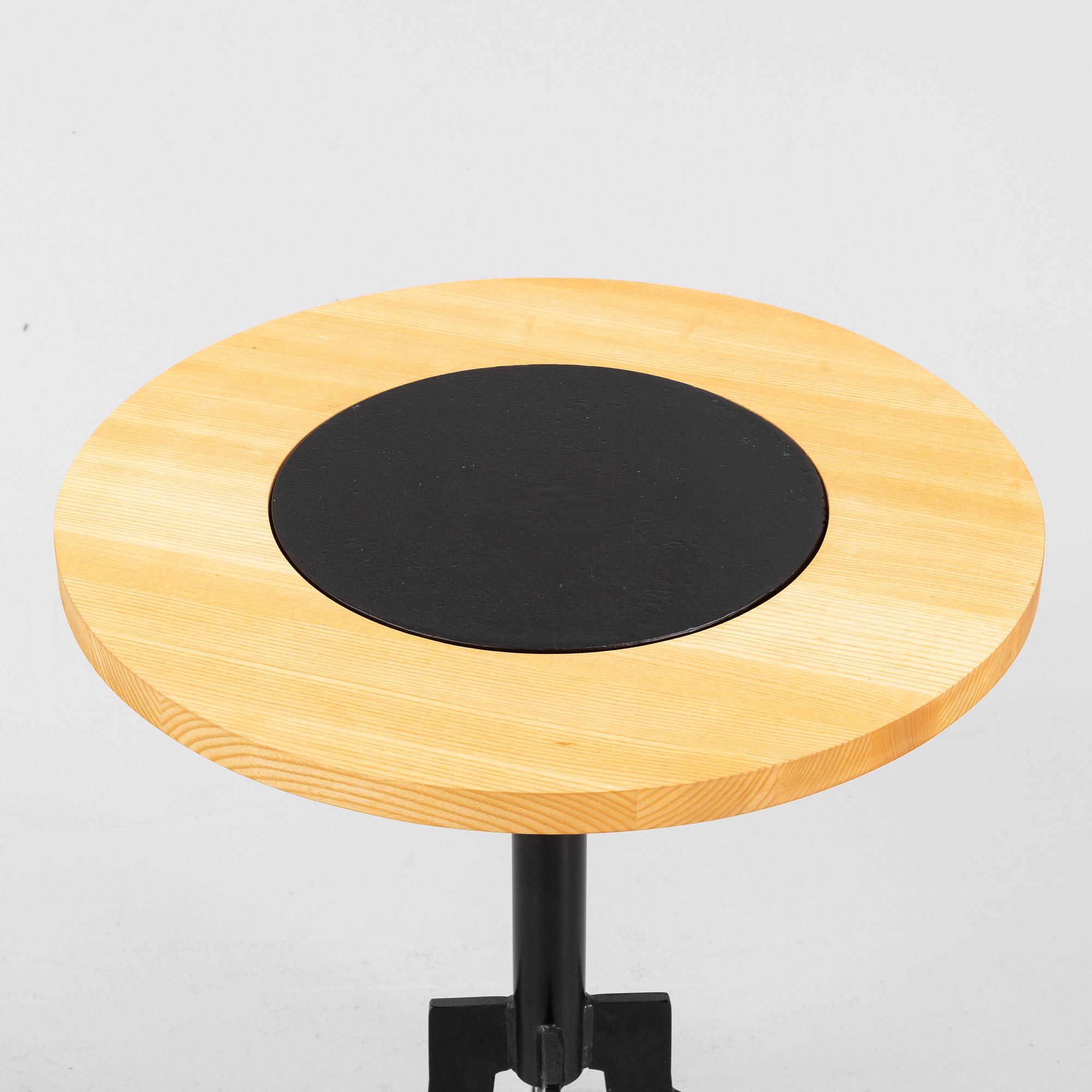 Jonas Bohlin, litet bord "Triptyk", Källemo, 1989.