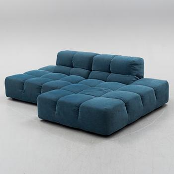 A twp sectioned "Tufty time" sofa by Patricia Urquliola for B&b Italia.