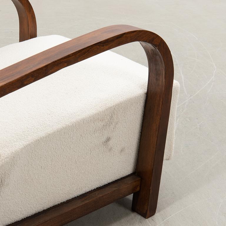 Fåtölj/säng, Art Deco, 1900-talets första hälft.