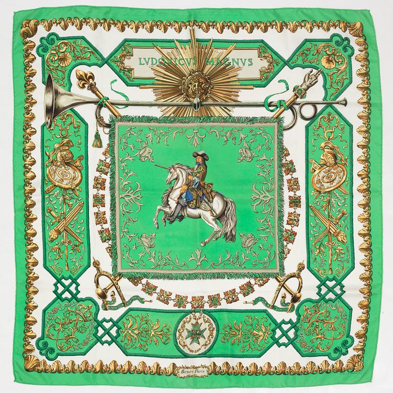 Hermès, scarf, "Ludovicus Magnus".