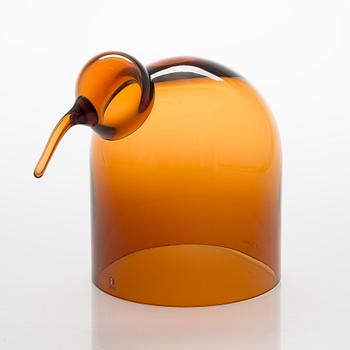 Oiva Toikka, a glass bird. Signed O Toikk Iittala.