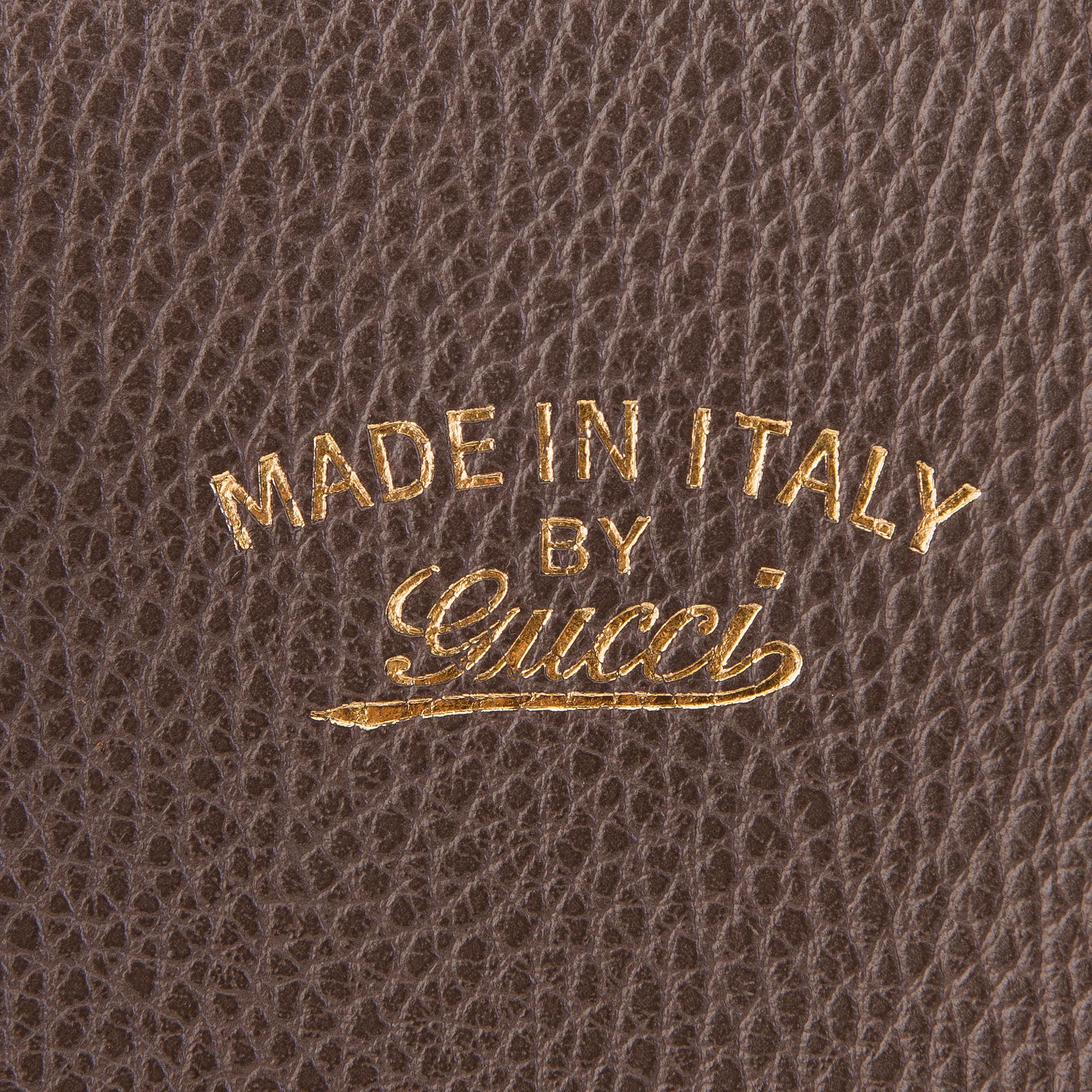 GUCCI Swing Medium Leather Tote Bag.