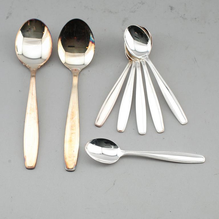BESTICK, 20 delar, silver, Sven Arne Gillgren GAB, Stockholm 1960/70-tal. Vikt ca 300 g.