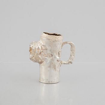 A silver vase, mark of Lars Arby, Gothenburg, Sweden 1975.