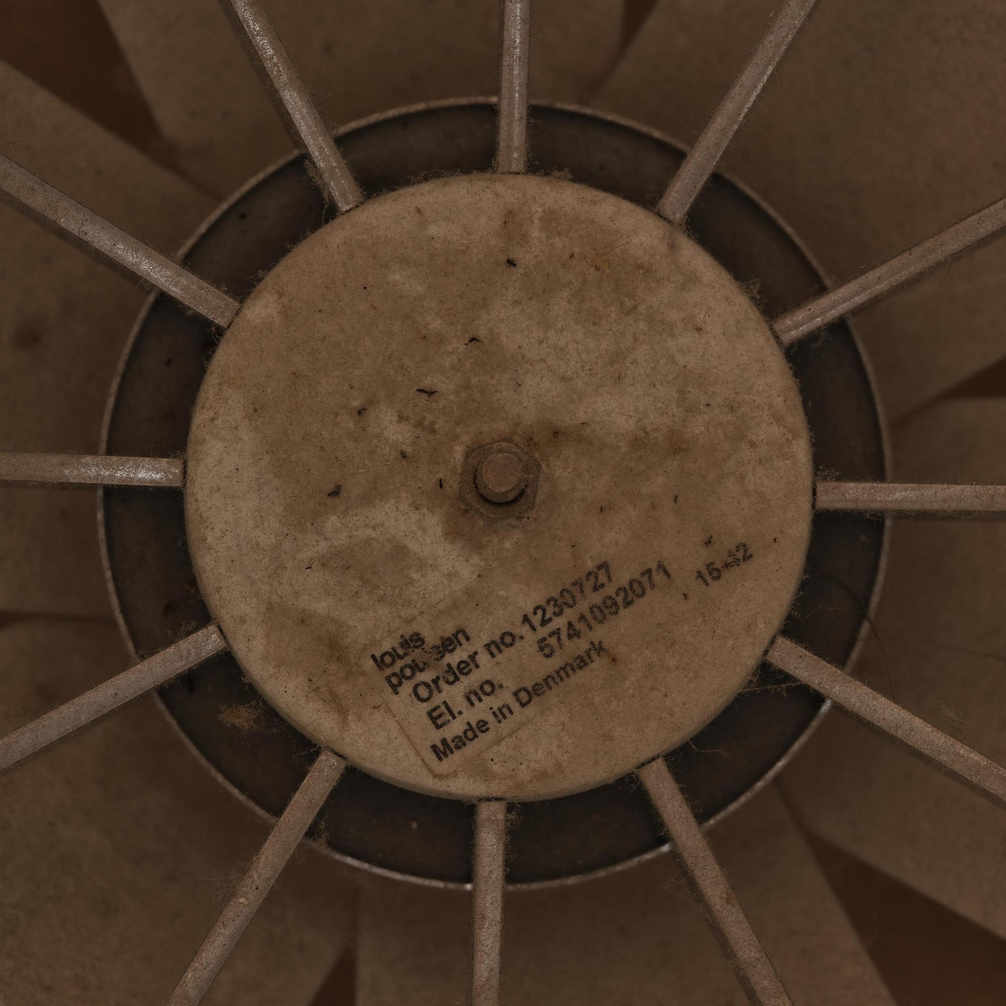 Poul Henningsen, an "Artichoke" ceiling lamp, Louis Poulsen, Denmark, 2015.