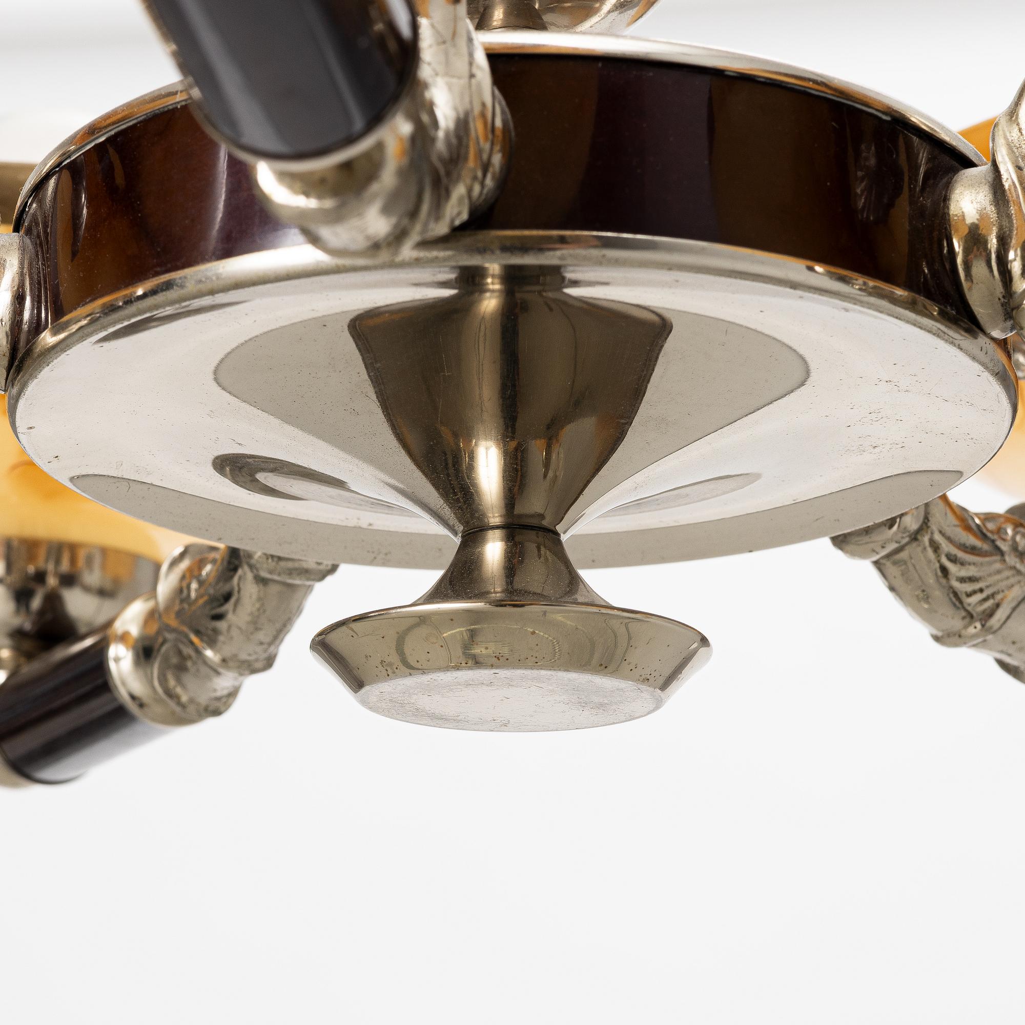 Ceiling lamp, 1920s.