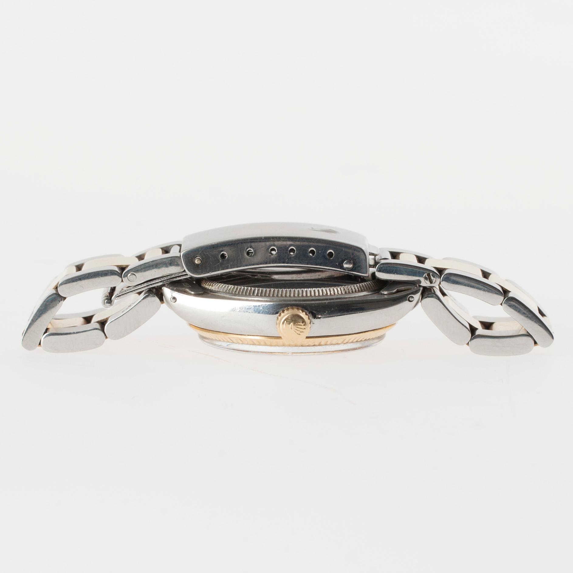 ARMBANDSUR, herr, Rolex Oyster chronometer, stål och guld 1900-talets slut.