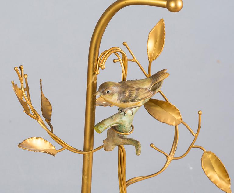 BORDSLAMPA, 1900-talets andra hälft.