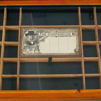 A 20th century collector's chest by The indestructible trunk & container Co.