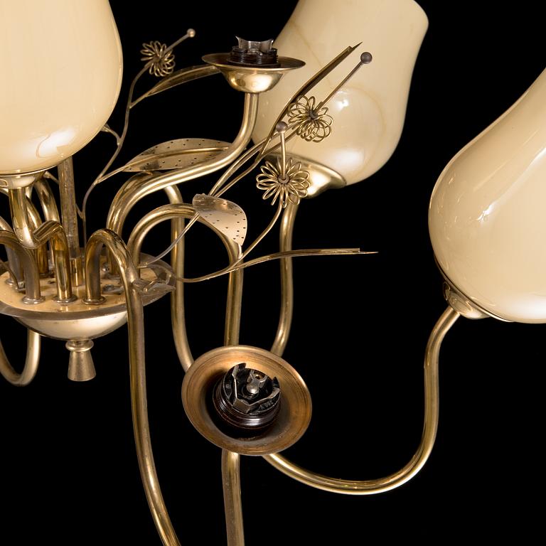 An early 1960's 'ER85/9' chandelier for Itsu.