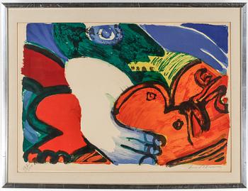 Bengt Lindström · BENGT LINDSTRÖM, färglitografi, signerad och numrerad 187/300.